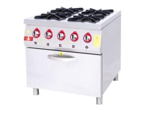 Cocina 4 Fuegos a Gas con Horno