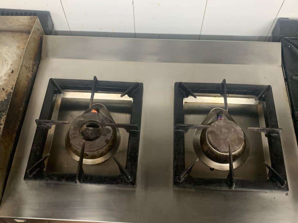 Cocina industrial a gas de sobremesa Fainca HR C2F600S para cocinas profesionales